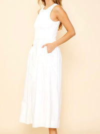 White Tank Midi Dress