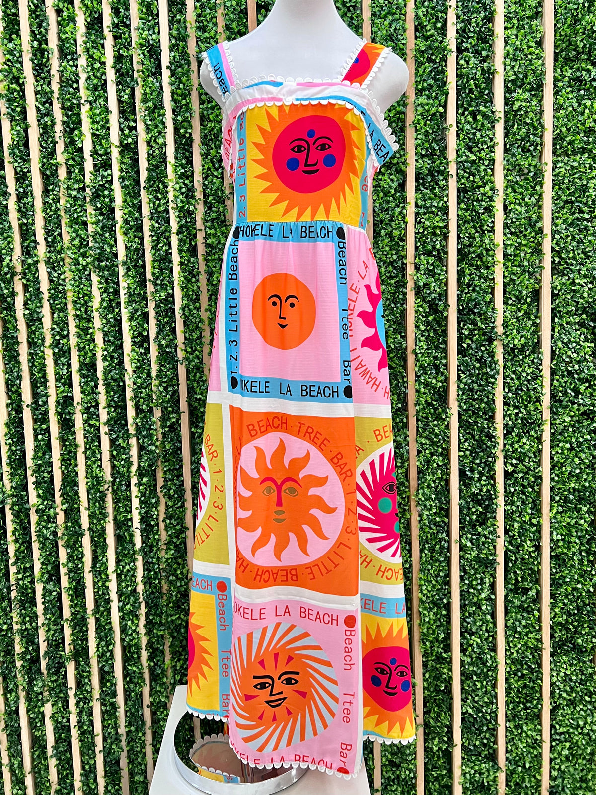 Sun Printed Maxi Dress