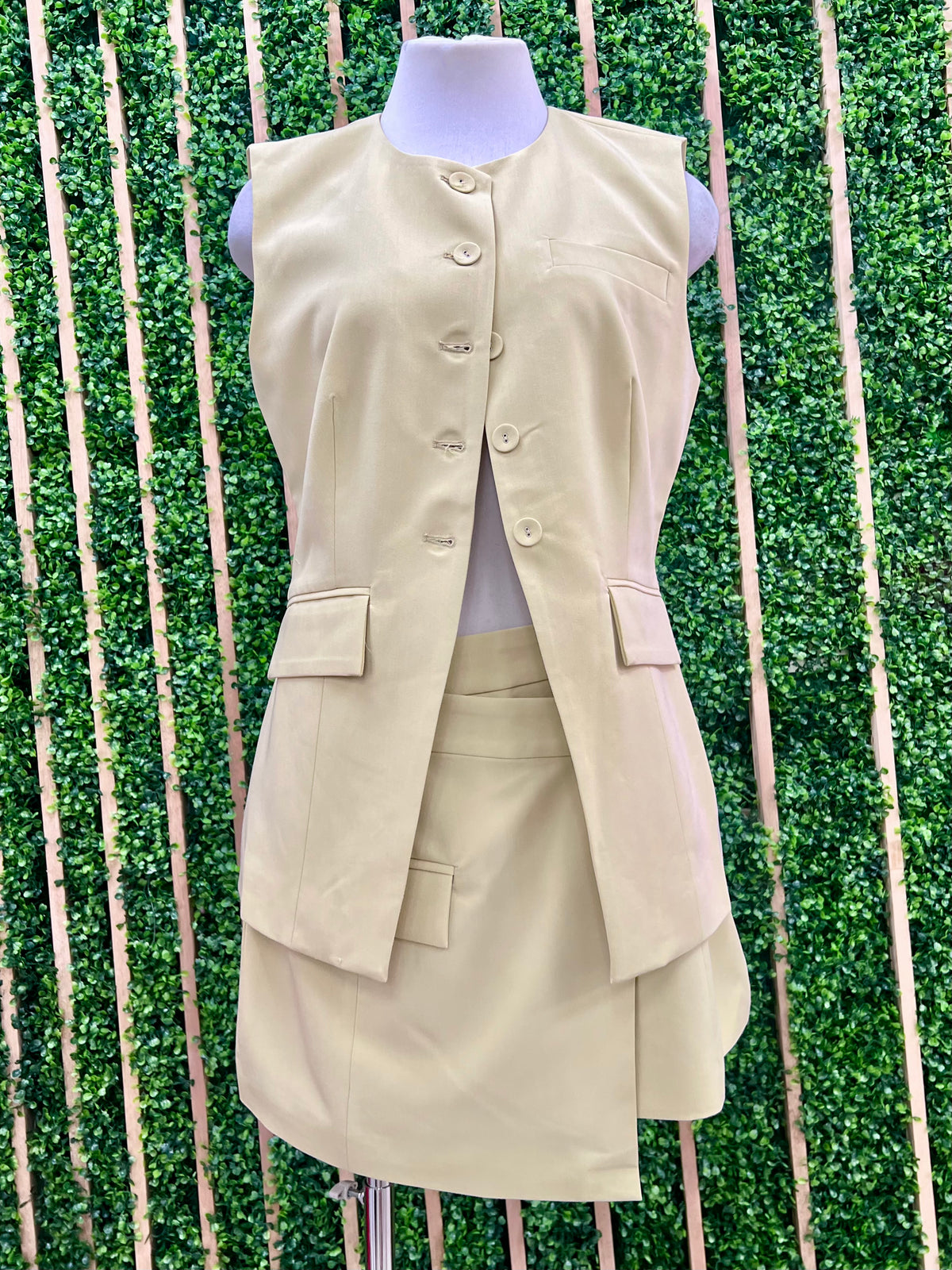 Light Yellow Vest Top