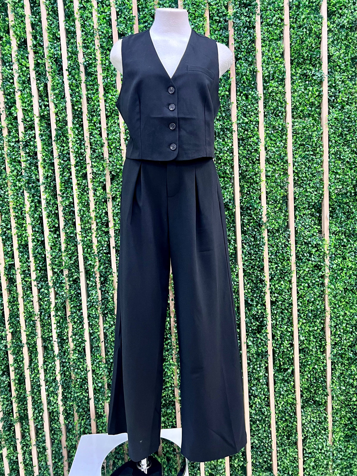 Folded Waistband Trouser