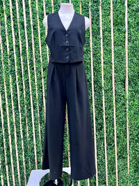 Folded Waistband Trouser