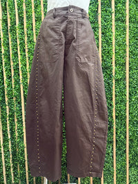 Studded Barrel Pant