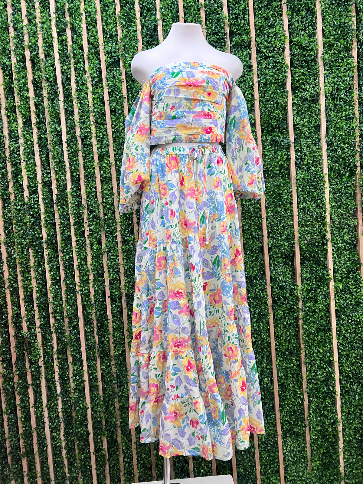 Beautiful Floral Maxi Skirt