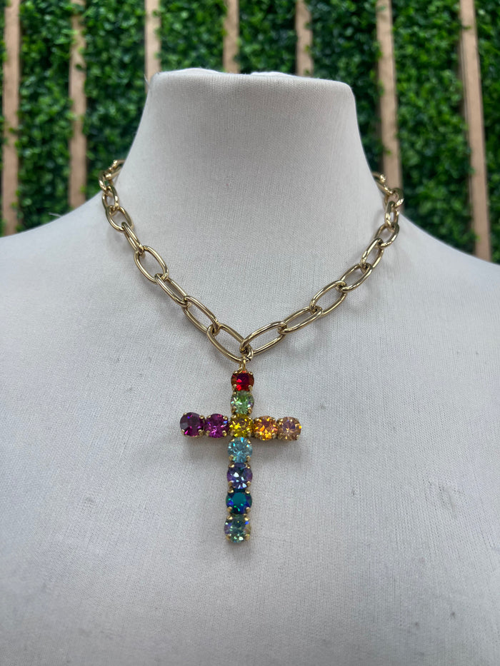 Tova Jace Cross Necklace
