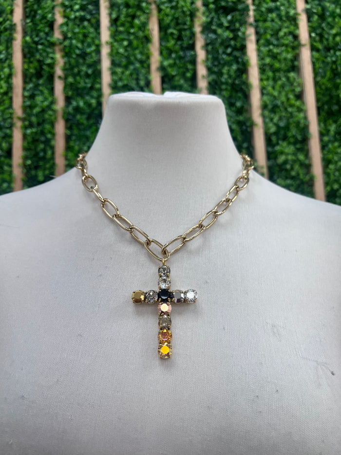 Tova Jace Cross Necklace