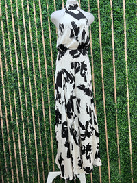 Beautiful Print Wide Leg Jumpsuit
