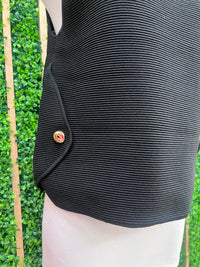 Gold Button Knitted Sweater Vest