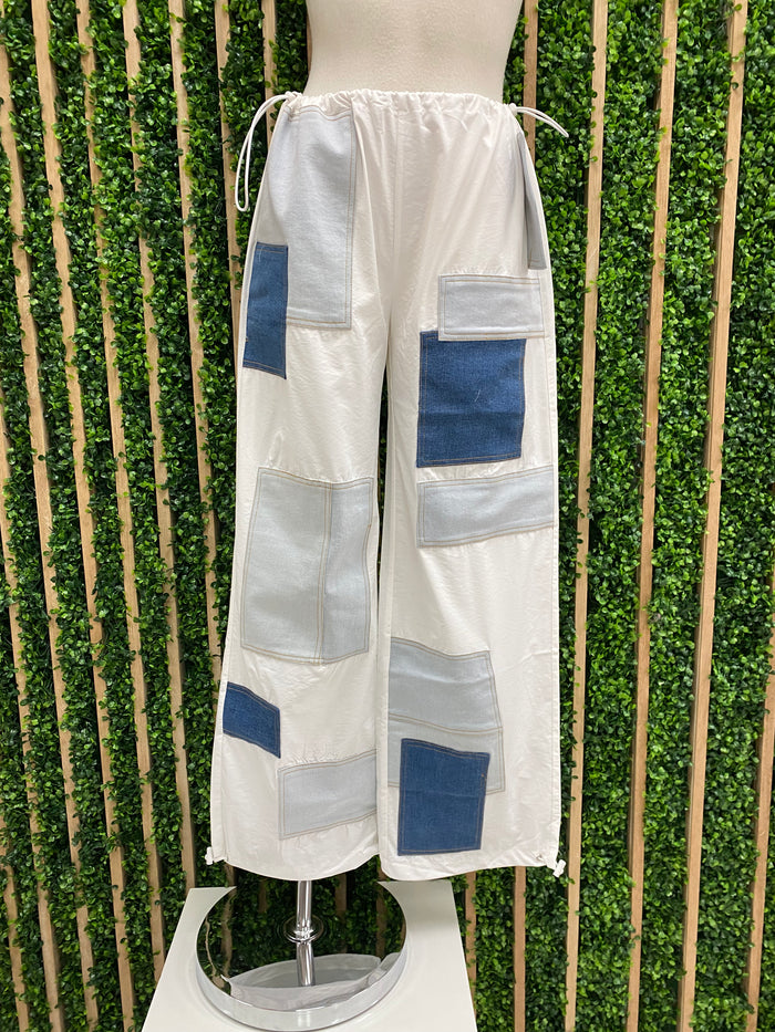 Denim Patch Cargo Jogger