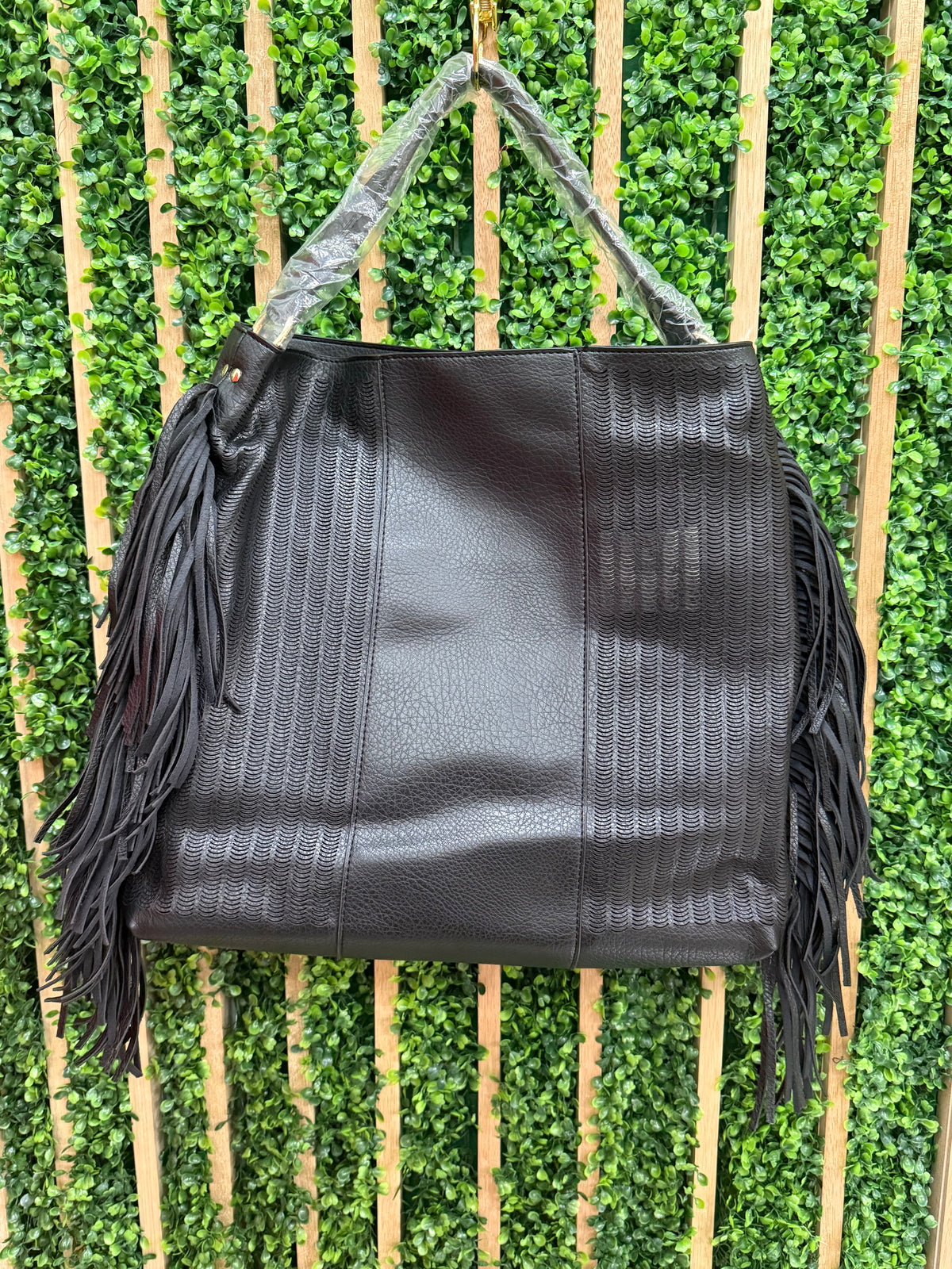 Large Fringe Hobo Bag