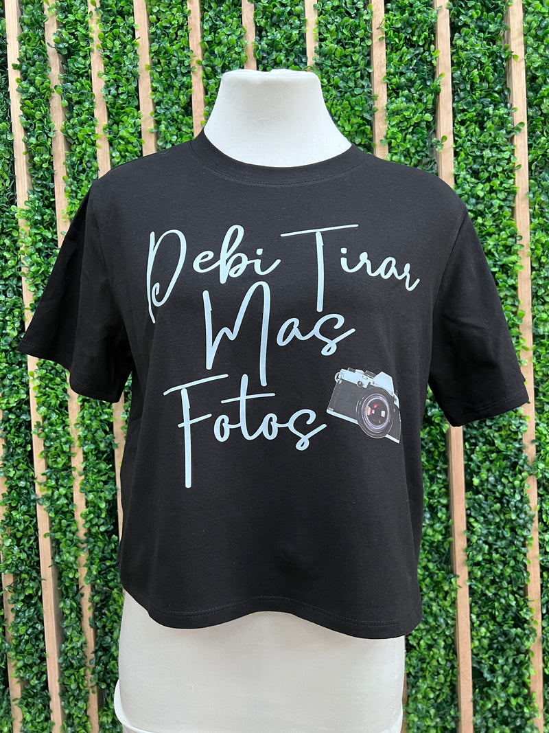 Debí Tirar Más Fotos Crop Shirt