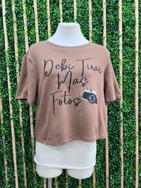 Debí Tirar Más Fotos Crop Shirt