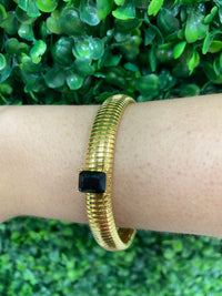 Crystal Embellished Cobra Bracelet
