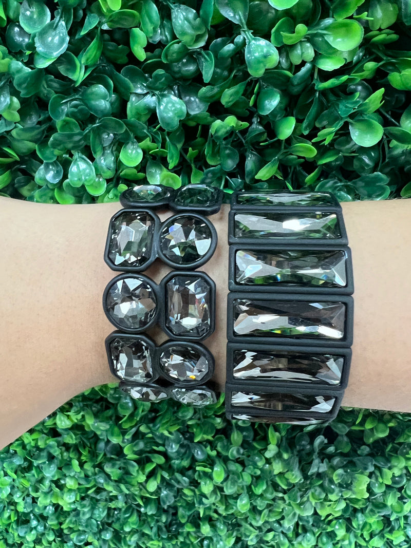 Fun Crystal Bracelet Duo