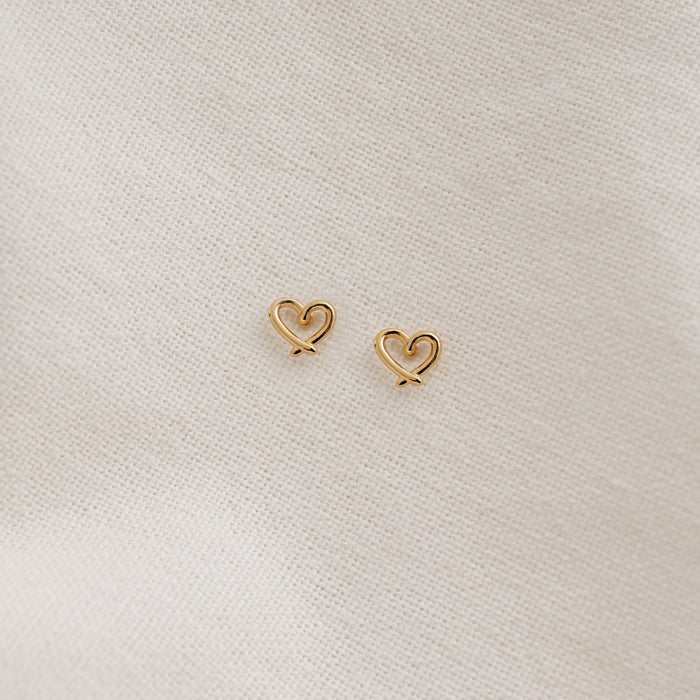 POS - Sweetheart Stud Earrings