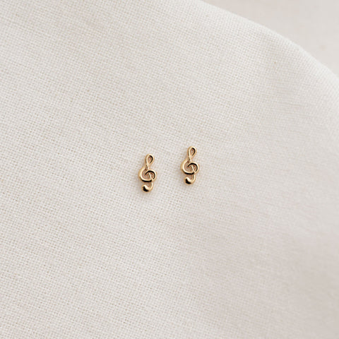 POS - Midnight Flower Stud Earrings