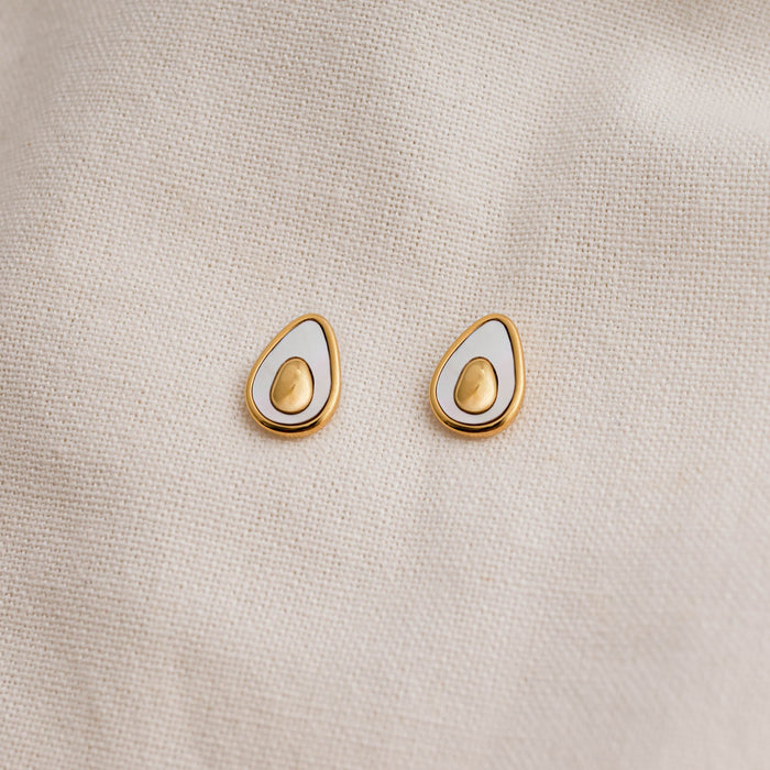 POS - Avocado Stud Earrings