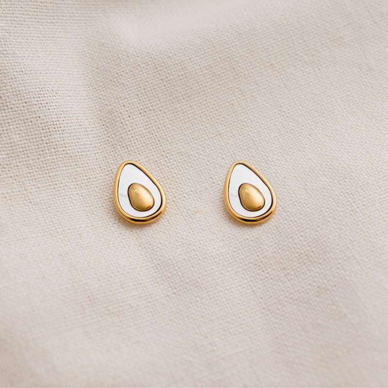 POS - Avocado Stud Earrings