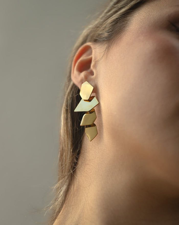 POS - Geo Stacks Earrings