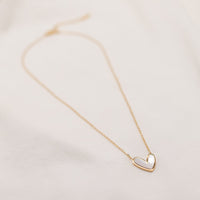 POS - Nacre Heart Necklace