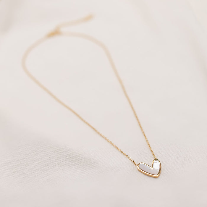 POS - Nacre Heart Necklace