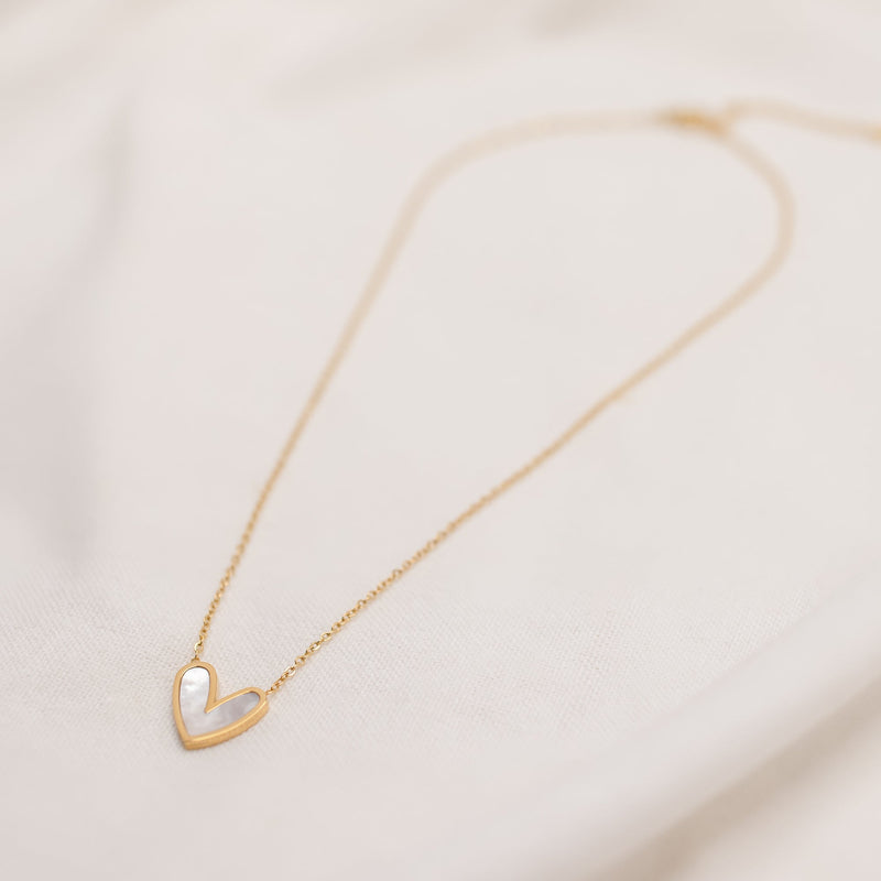 POS - Nacre Heart Necklace