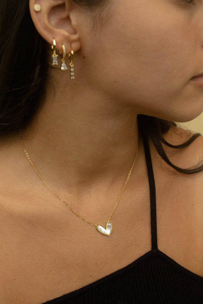 POS - Nacre Heart Necklace