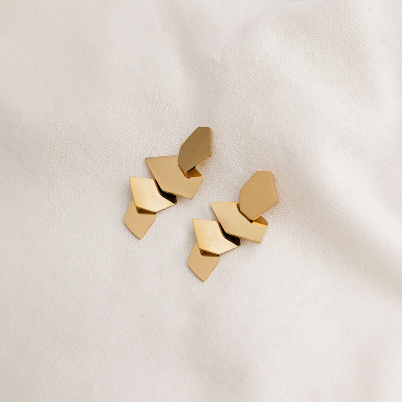POS - Geo Stacks Earrings