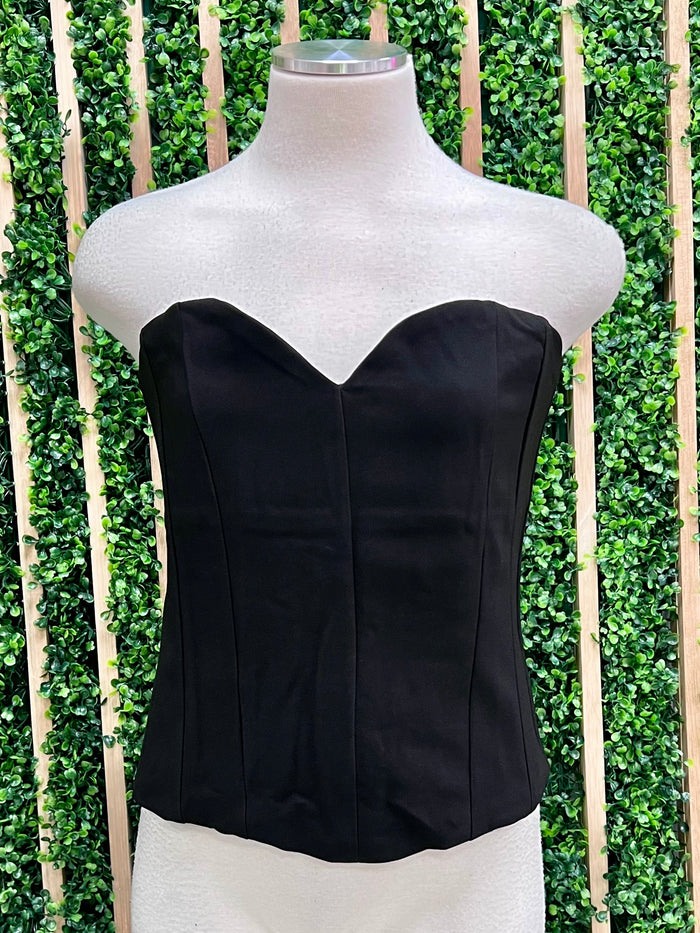 Heart Strapless Top