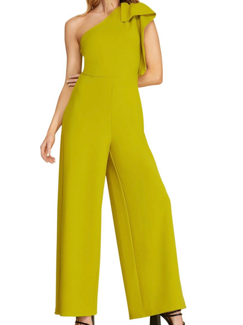 Delicate One Shoulder Detail Jumpsuit