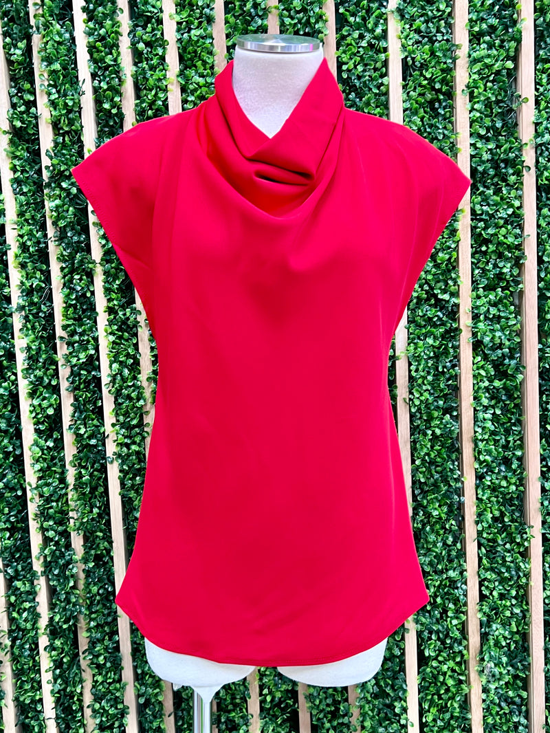 Cowl Neck Long Top