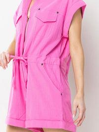 Short Utility Romper