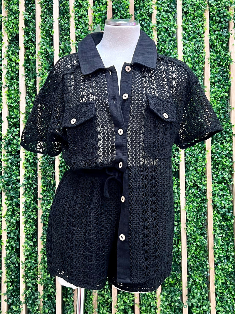 Crochet Short Pant Set