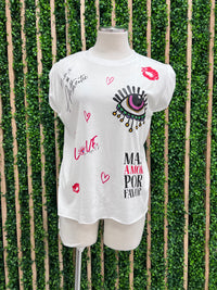 Bululu Message Sleeveless Top