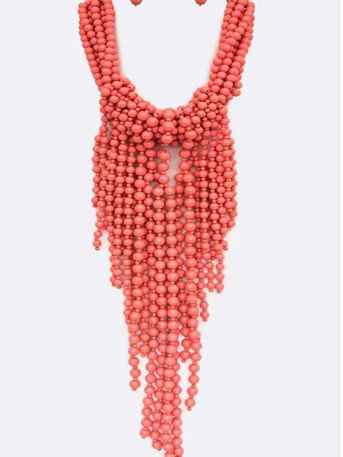 Bright Beads Statement Necklace