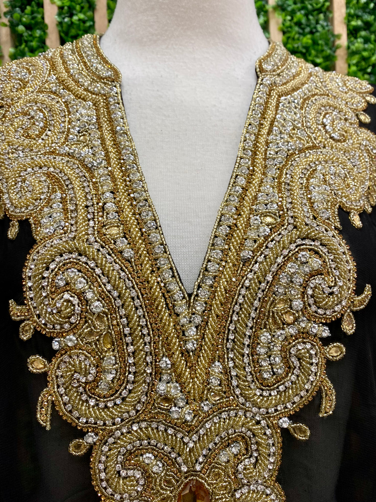 Exquisite Rhinestone Embellished Coverup