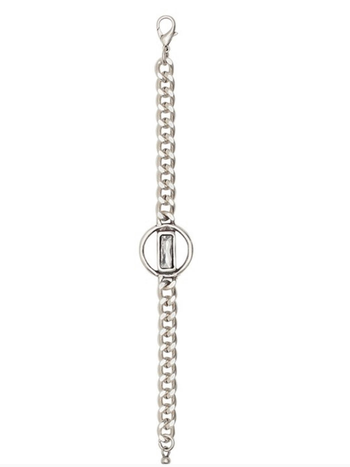 Delicate Boho REctangle Crystal Bracelet