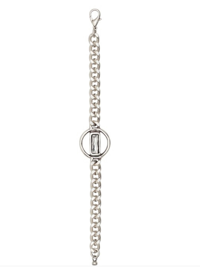 Delicate Boho REctangle Crystal Bracelet