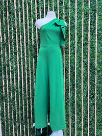 Delicate One Shoulder Detail Jumpsuit
