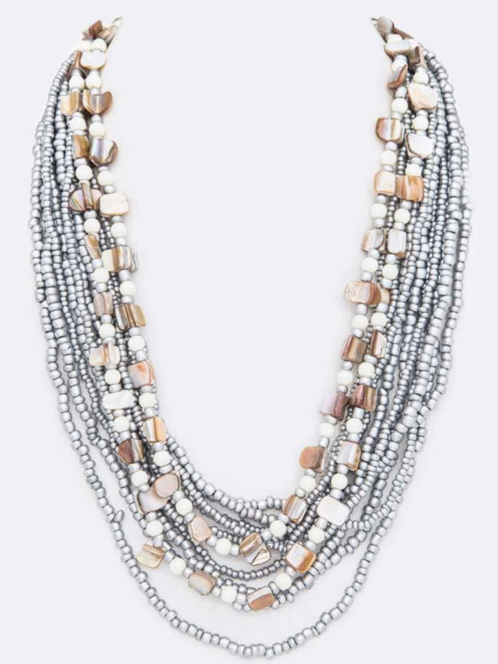 Mix Beads Layer Necklace