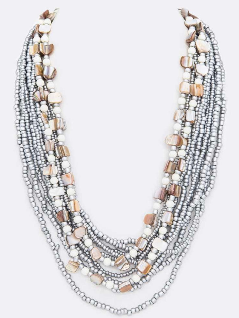 Mix Beads Layer Necklace