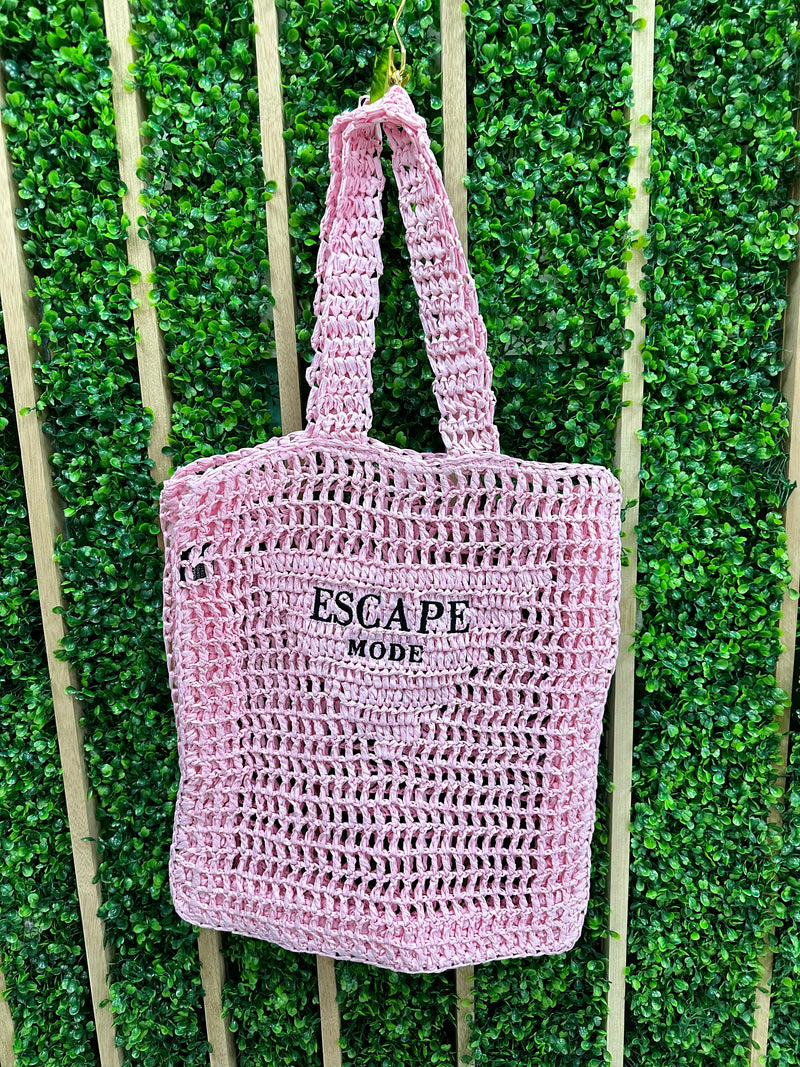 Escape Mode Straw Tote