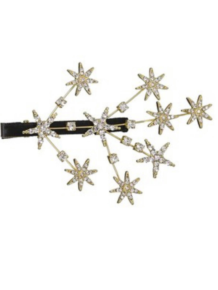 Rhinestone Stars Hair Clip