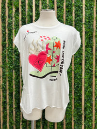 Bululu Message Sleeveless Top