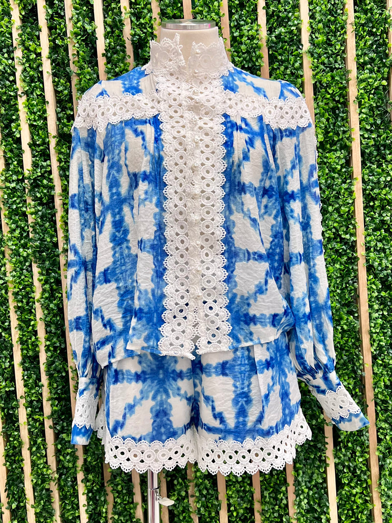 Blue Ibiza Blouse