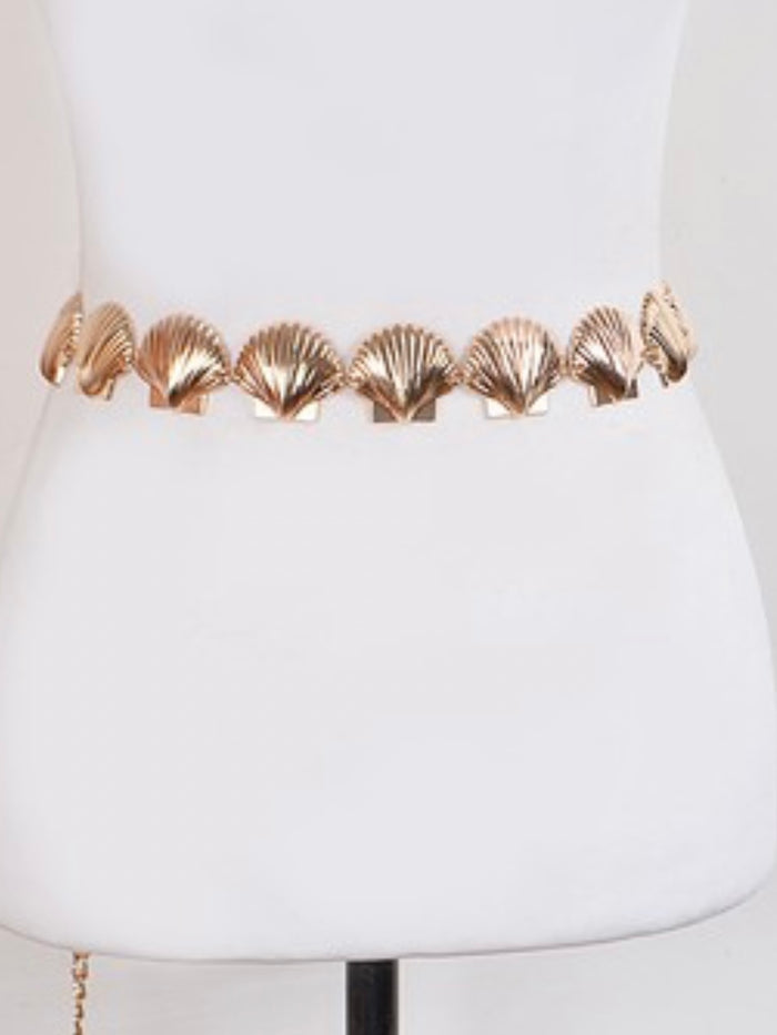 Metal Seashell Belt