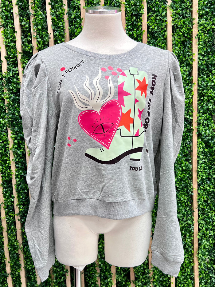 Fun Multi Print Sweater