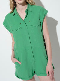 Short Utility Romper