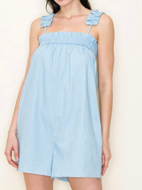Cute Loose Fit Denim Romper