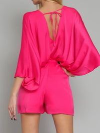 Fuchsia Kimono Romper