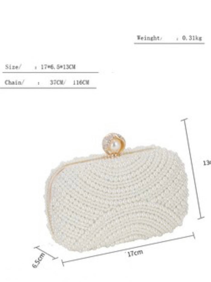 Pearl Rectangle Evening Bag